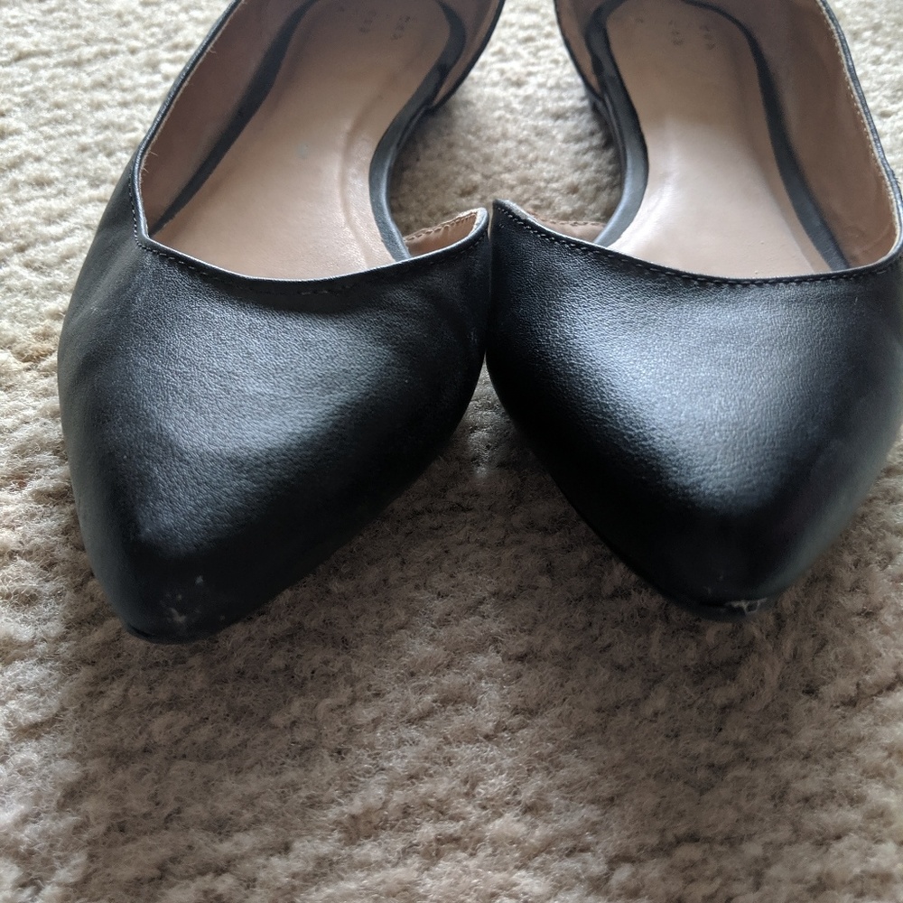 Pointed Toe Open Flats - Picture 5 of 6